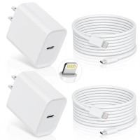 iPhone Charger Fast Charging,iPhone Fast Charger 2Pack Type C Fast Charger Block Plug Adapter 6FT USB-C to Lightning Cable Cord for iPhone14/13/13 Pro/12 Pro/12 Pro Max/11/Xs Max/XR/X/SE,iPad,AirPods iPhone Charger Fast Charging,iPhone Fast Charger 2Pack Type C Fast Charger Block Plug Adapter 6FT USB-C to Lightning Cable Cord for iPhone14/13/13 Pro/12 Pro/12 Pro Max/11/Xs Max/XR/X/SE,iPad,AirPods