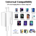 iPhone Charger Fast Charging,iPhone Fast Charger 2Pack Type C Fast Charger Block Plug Adapter 6FT USB-C to Lightning Cable Cord for iPhone14/13/13 Pro/12 Pro/12 Pro Max/11/Xs Max/XR/X/SE,iPad,AirPods iPhone Charger Fast Charging,iPhone Fast Charger 2Pack Type C Fast Charger Block Plug Adapter 6FT USB-C to Lightning Cable Cord for iPhone14/13/13 Pro/12 Pro/12 Pro Max/11/Xs Max/XR/X/SE,iPad,AirPods