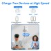 iPhone 15 Charger, 40W Fast Dual USB C Charger Adapter[MFi Certified] 2Port Apple Charger Foldable Plug with 2Pcs USB-C to C/Lightning Fast Charging Cable for iPhone 15/14/13/12/11,iPad Pro/Mini/Air